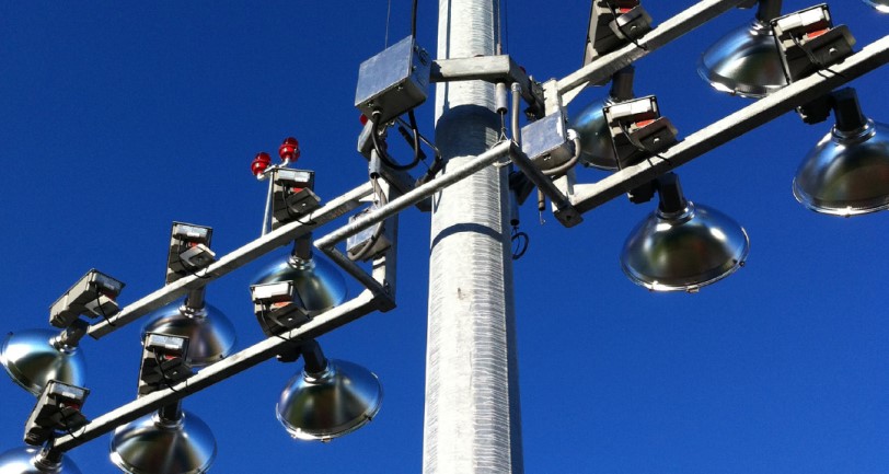 sports-lighting-roadside-high mast poles -lowering-devices-fabrication
