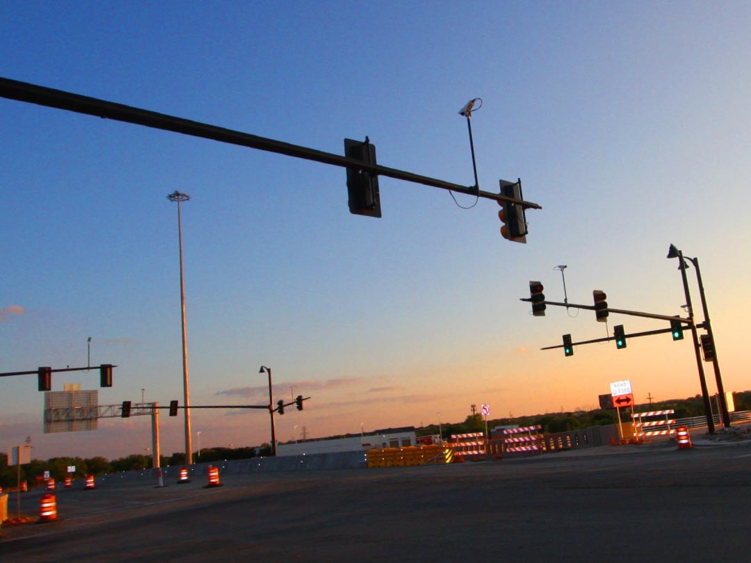 Traffic Signal Intersection Support Structures Poles