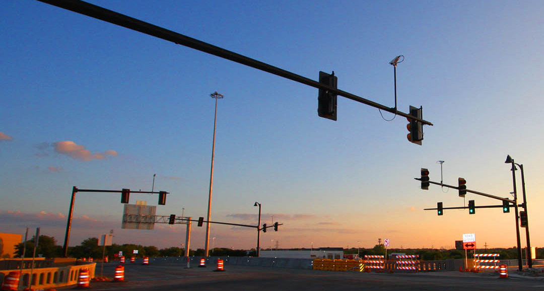 Signal Intersection Traffic Poles Lighting Structures Fixtures